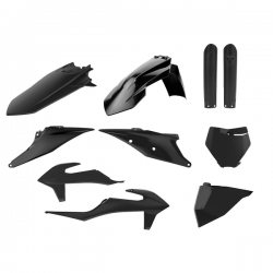 Kit plastiques Polisport KTM SX / SXF 2019 à 2022 couleur noir