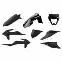 Kit plastiques Polisport KTM EXC / EXC-F 2020 à 2023 couleur noir
