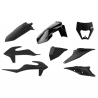 Kit plastiques Polisport KTM EXC / EXC-F 2020 à 2023 couleur noir
