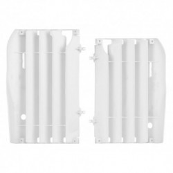 Protections grilles de radiateurs Polisport 450 CRF 2009 à 2012 couleur blanc