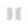 Protections grilles de radiateurs Polisport 125 RM / 250 RM 1996 à 2008 couleur blanc
