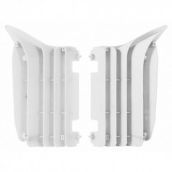 Protections grilles de radiateurs Polisport 250 YZF 2010 à 2013 couleur blanc
