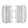 Protections grilles de radiateurs Polisport 450 YZF 2010 à 2013 couleur blanc