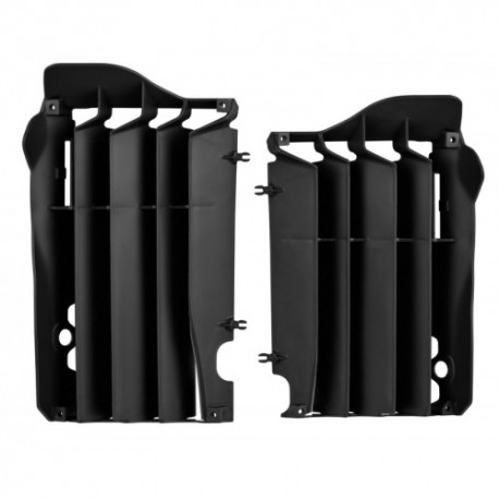 Protections grilles de radiateurs Polisport 250 KXF 2013 à 2016 couleur noir