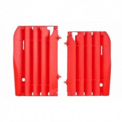 Protections grilles de radiateurs Polisport 450 CRF 2000 à 2004 couleur rouge
