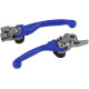 Paire de levier pivot incassables Polisport YZ / YZF couleur bleu