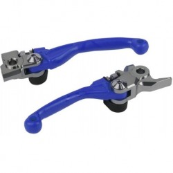 Paire de levier pivot incassables Polisport YZ / YZF couleur bleu