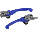 Paire de levier pivot incassables Polisport YZ / YZF couleur bleu