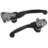 Paire de levier pivot incassables Polisport KTM 85 SX 2013 à 2024 couleur noir