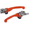 Paire de levier pivot incassables Polisport KTM 85 SX 2013 à 2024 couleur orange