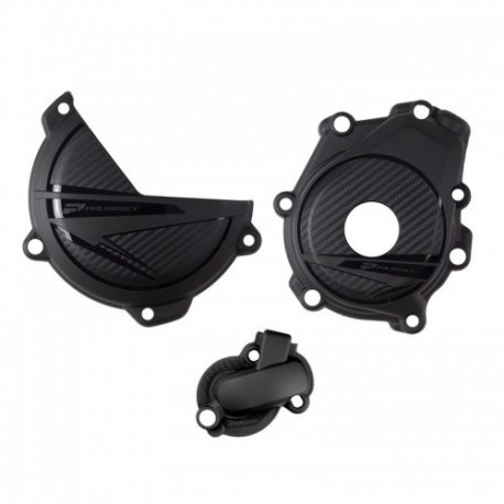 Protection de couvercle d'embrayage + allumage Polisport KTM 2023 - orange