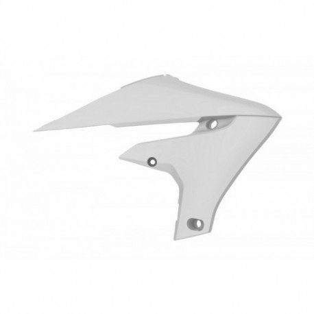 Paire d'ouïes de radiateurs Polisport 250 YZF 2019 à 2023 / 450 YZF 2018 à 2022 à 2022 couleur blanc Paire d'ouïes de radiateurs Polisport 250 YZF 2019 à 2023 / 450 YZF 2018 à 2022 à 2022 couleur blanc