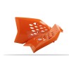 Paire d'ouïes de radiateurs Polisport KTM 65 SX 2009 à 2015 couleur orange