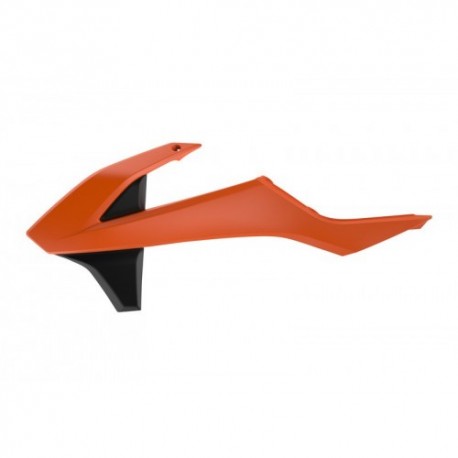 Paire d'ouïes de radiateurs Polisport SX / SXF 2016 / EXC 2017 couleur noir orange Paire d'ouïes de radiateurs Polisport SX / SXF 2016 / EXC 2017 couleur noir orange