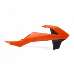 Ouies de radiateurs Polisport KTM 65 SX 2016 à 2018 couleur noir orange
