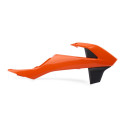 Ouies de radiateurs Polisport KTM 65 SX 2016 à 2018 couleur noir orange