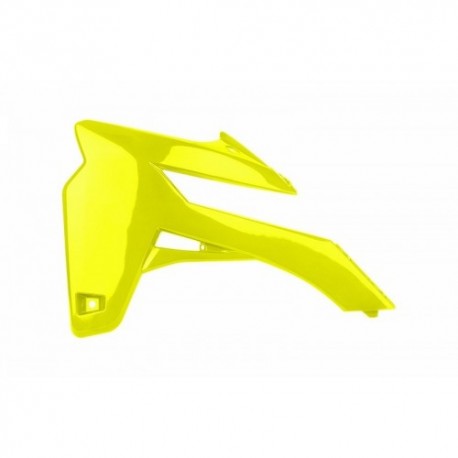 Ouies de radiateurs Polisport SHERCO 2013 à 2015 couleur jaune fluo