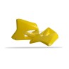 Paire d'ouïes de radiateurs Polisport 125 RM / 250 RM 2001 à 2008 couleur jaune