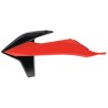 Paire d'ouïes de radiateurs Polisport SX / SXF 2019 à 2022 couleur orange fluo