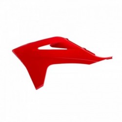 Ouies de radiateurs Polisport GAS GAS 2021 à 2023 couleur rouge