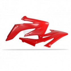 Ouies de radiateurs Polisport 250 CRF 2004 à 2009 couleur rouge