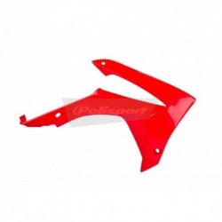 Ouies de radiateurs Polisport 250 CRF 2014 à 2017 / 450 CRF 2013 à 2016 couleur rouge