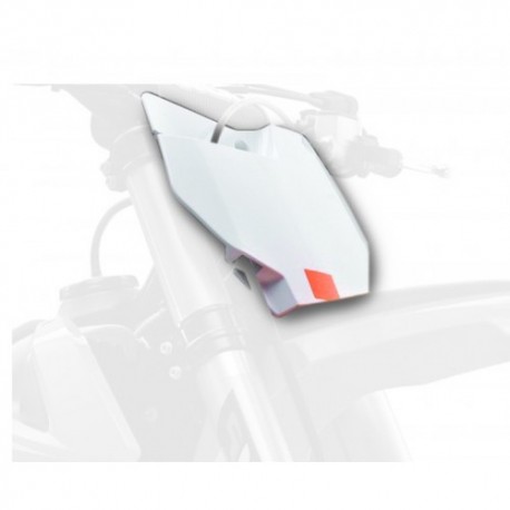 Plaque numéros avant Polisport KTM 85 SX 2018 à 2024 couleur blanc