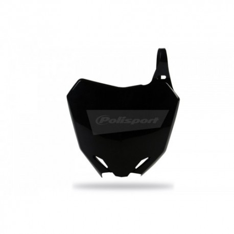 Plaque numéros avant Polisport 250 RMZ 2010 à 2018 / 450 RMZ 2008 à 2017 couleur noir
