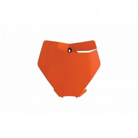 Plaque numéros avant Polisport KTM 2019 à 2022 couleur orange Plaque numéros avant Polisport KTM 2019 à 2022 couleur orange