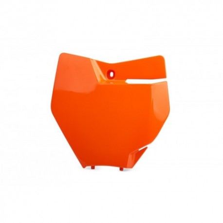 Plaque numéros avant Polisport SX / SXF 2016 à 2018 couleur orange