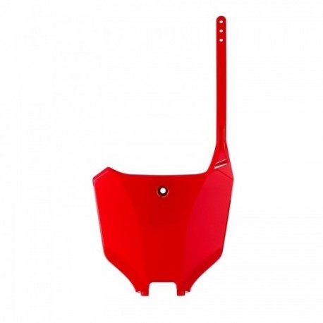 Plaque numéros avant Polisport 250 CRF 2022 à 2024 / 450 CRF 2021 à 2024 couleur rouge