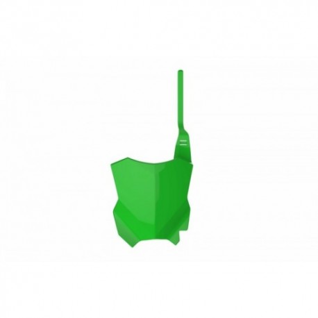 Plaque numéro avant Polisport 250 KXF 2017 à 2019 / 450 KXF 2016 à 2018 couleur vert