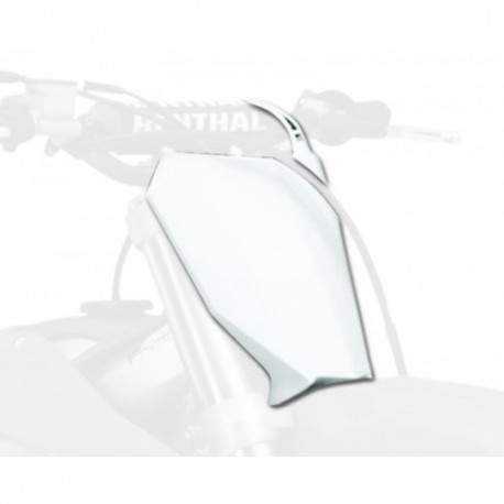Plaque numéro avant Polisport 250 CRF 2018 à 2021 / 450 CRF 2017 à 2020 couleur blanc