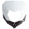 Face plastique de plaque phare d'éclairage MASK SHERCO couleur blanc