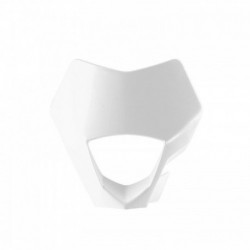 Plaque phare nue Polisport GAS GAS 2021 à 2023 couleur blanc