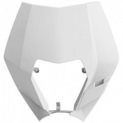 Plaque phare nue Polisport KTM 2020 à 2023 couleur blanc