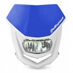 Plaque phare d'éclairage HALO LED ECE couleur bleu