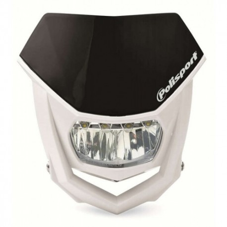 Plaque phare d'éclairage HALO LED ECE couleur noir