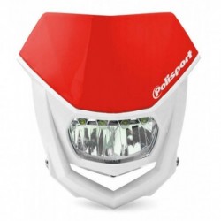 Plaque phare d'éclairage HALO LED ECE couleur rouge