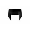 Face plastique de plaque phare nue Polisport HVA 2017 à 2019 couleur noir