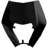 Face plastique de plaque phare nue Polisport KTM 2020 à 2023 couleur noir