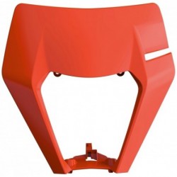 Plaque phare nue Polisport KTM 2017 à 2019 couleur orange fluo