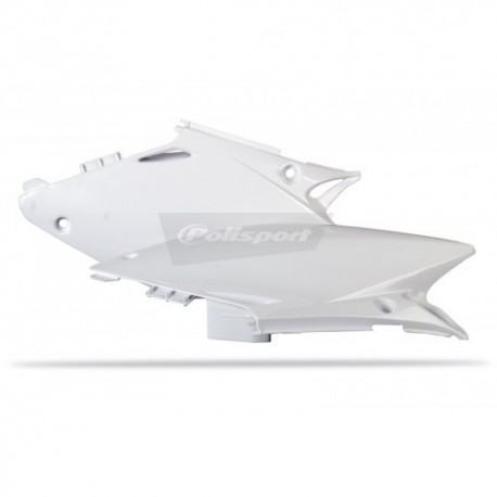 Plaques latérales numéro Polisport 125 CR / 250 CR 2002 à 2007 couleur blanc