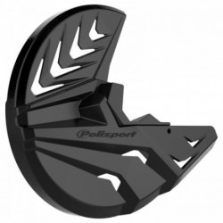 Protection de disque de frein et talon de fourche Polisport BETA RR couleur noir