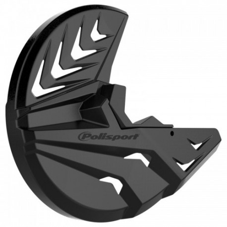 Protection de disque de frein et talon de fourche Polisport BETA RR couleur noir