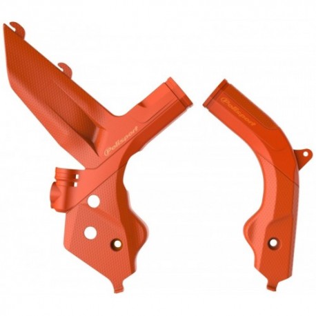 Protections de cadre Polisport SXF 2019 / EXC 2022 couleur orange