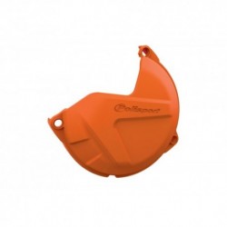 Protection de couvercle d'embrayage Polisport KTM couleur orange