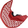 Protection de disque et talons de fourche Polisport CRF couleur rouge