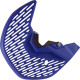 Protection de disque et talons de fourche Polisport couleur bleu