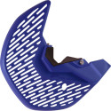 Protection de disque et talons de fourche Polisport couleur bleu
